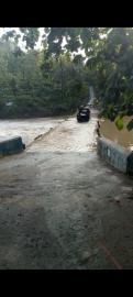 SUNGAI MELUAP, JEMBATAN NDUNG NDOWO SULIT DILALUI